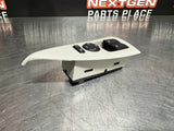 2007 C6 CORVETTE LH DRIVER WINDOW SWITCH LIGHT GREY OEM 10322620 10399464 #704