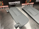 2011 FORD F350 SUN VISOR SET GREY OEM #711