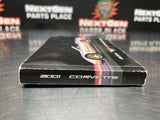 2001 C5 CORVETTE OWNERS MANUAL OEM #788