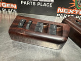 2008 FORD F350 LH & RH FRONT AND REAR DOOR WOODGRAIN WINDOW SWITCH SET OEM #633