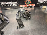 2006 C6 CORVETTE FRONT SEAT BELTS DRIVER / PASSENGER BLK OEM #1407