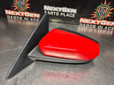2011 FORD MUSTANG GT LH DRIVER SIDE VIEW MIRROR RED OEM #1348