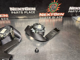 2006 C6 CORVETTE FRONT SEAT BELTS DRIVER / PASSENGER BLK OEM #1407