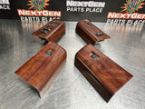 2008 FORD F350 LH & RH FRONT AND REAR DOOR WOODGRAIN WINDOW SWITCH SET OEM #875