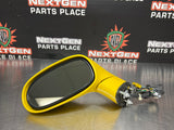 05 - 13 C6 CORVETTE DRIVER LH SIDE MIRROR VELOCITY YELLOW OEM #764
