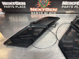 2015 FORD MUSTANG GT LH RH SIDE HOOD VENT SCOOPS BLACK OEM #1528