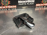 2004 PONTIAC GTO 6 SPEED MANUAL SHIFTER KNOB W BOOT & TRIM RED STITCH OEM #1438