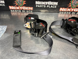 2005 C6 CORVETTE FRONT SEAT BELTS DRIVER / PASSENGER BLK OEM #1468