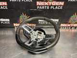 15-17 FORD MUSTANG SHELBY STEERING WHEEL ALCANTARA/ LEATHER OEM #1528