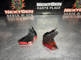 04-06 PONTIAC GTO TORRID RED ROCKER PANEL END CAPS PAIR OEM #1306
