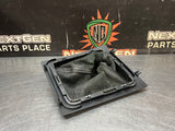 2005 CADILLAC CTS-V MANUAL SHIFTER BOOT AND BEZEL TRIM OEM #1587