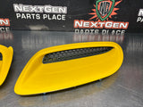 2005 PONTIAC GTO HOOD VENTS / SCOOPS YELLOW OEM #1269