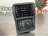 2001 CAMARO Z28 DASH VENT HEADLIGHT BEZEL WITH HEADLIGHT SWITCH OEM #329