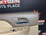 2014 CHEVY SILVERADO 2500HD LH DRIVER REAR DOOR PANEL LIGHT CASHMERE OEM #758
