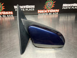 2012 FORD MUSTANG GT RH PASSENGER SIDE VIEW MIRROR KONA BLUE OEM #730
