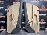 05-13 C6 CORVETTE CASHMERE/BLCK DOOR PANELS OEM #1364