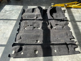2009 FORD F350 EXTENDED CAB BLACK CARPET OEM #232