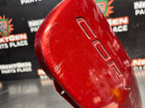 97- 04 C5 CORVETTE FRONT LICENSE PLATE COVER LIGHT CARMINE RED METALIC OEM 10256977 #1380