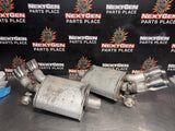 2015 CAMARO SS NPP BI MODE QUAD TIP DUAL EXHAUST MUFFLERS OEM #1450