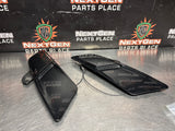 2015 FORD MUSTANG GT LH RH SIDE HOOD VENT SCOOPS BLACK OEM #1528