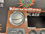 2009 FORD F250 F350 RADIO BEZEL CLIMATE CONTROL WOOD TRIM #700