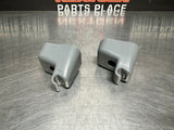 2011 FORD F350 SUN VISOR CLIP SET GREY OEM #765
