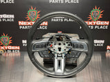 2015 FORD MUSTANG GT AUTO STEERING WHEEL W PADDLE SHIFTERS OEM #749