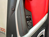 2022 CAMARO SS CONVERTIBLE LH RH DOOR PANELS DOOR CARDS BLK AND RED OEM #454