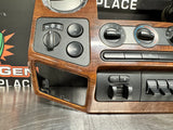 2009 FORD F250 F350 RADIO BEZEL CLIMATE CONTROL WOOD TRIM #700