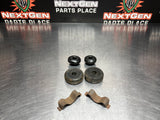 04-06 PONTIAC GTO RADIATOR RUBBER HOLD DOWN DONUTS WITH BRACKETS OEM #784