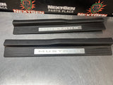 2011 FORD MUSTANG GT LH AND RH ILLUMINATED DOOR SILL TRIM SET OEM #1175