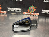 2017 FORD MUSTANG GT LH DRIVER SIDE VIEW MIRROR BLUE OEM #1378