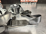 2011 C6 CORVETTE USED OEM FRONT SEAT BELTS DRIVER / PASSENGER BLK #741