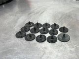 97-04 C5 CORVETTE HOOD INSULATOR RETAINER CLIPS SET OF 14 20064875 OEM #327