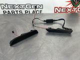 10-14 FORD MUSTANG GT REAR BUMPER SMOKED LED MARKER LIGHTS USED #348
