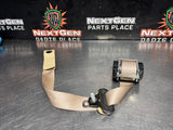 2006 C6 CORVETTE LH DRIVER SEAT BELT CASHMERE OEM #1364