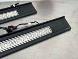 2015 MUSTANG GT ILLUMINATED DOOR SILL PANELS OEM #344
