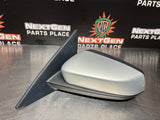 2012 FORD MUSTANG GT LH DRIVER SIDE VIEW MIRROR SILVER OEM #763
