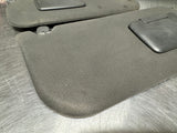 2008 FORD F250 LARIAT SUN VISORS BLK OEM #714