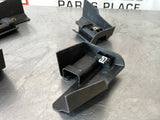 2011 MUSTANG GT DRIVER/PASSENGER SEAT TRACK COVERS OEM #395