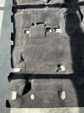 2009 FORD F350 EXTENDED CAB BLACK CARPET OEM #232