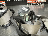 2007 C6 CORVETTE USED OEM FRONT SEAT BELTS DRIVER / PASSENGER GREY #704