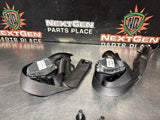 2012 C6 CORVETTE FRONT SEAT BELTS DRIVER / PASSENGER BLK OEM #1409
