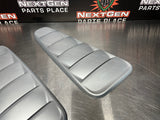 10-14 FORD MUSTANG GT EXTERIOR AIR VENTS REAR WINDOW LOUVRE SILVER OEM #763