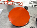 08 - 09 PONTIAC G8 GT FUEL DOOR GAS CAP COVER LID ASSEMBLY IGNITION ORANGE OEM 92213014 #397