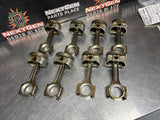 97-04 C5 CORVETTE GEN III LS1 5.7 PISTONS AND RODS OEM #1433