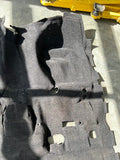 2009 FORD F350 EXTENDED CAB BLACK CARPET OEM #232