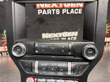 2015 FORD MUSTANG GT SHAKER 8” TOUCH RADIO FACE/CLIMATE CONTROL BEZEL OEM #1092