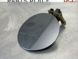 10-14 FORD MUSTANG GT FUEL DOOR GAS LID TANK COVER STERLING GREY METALLIC OEM #348