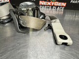 2007 C6 CORVETTE USED OEM FRONT SEAT BELTS DRIVER / PASSENGER GREY #704
